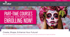 Desktop Screenshot of newcollege.ac.uk